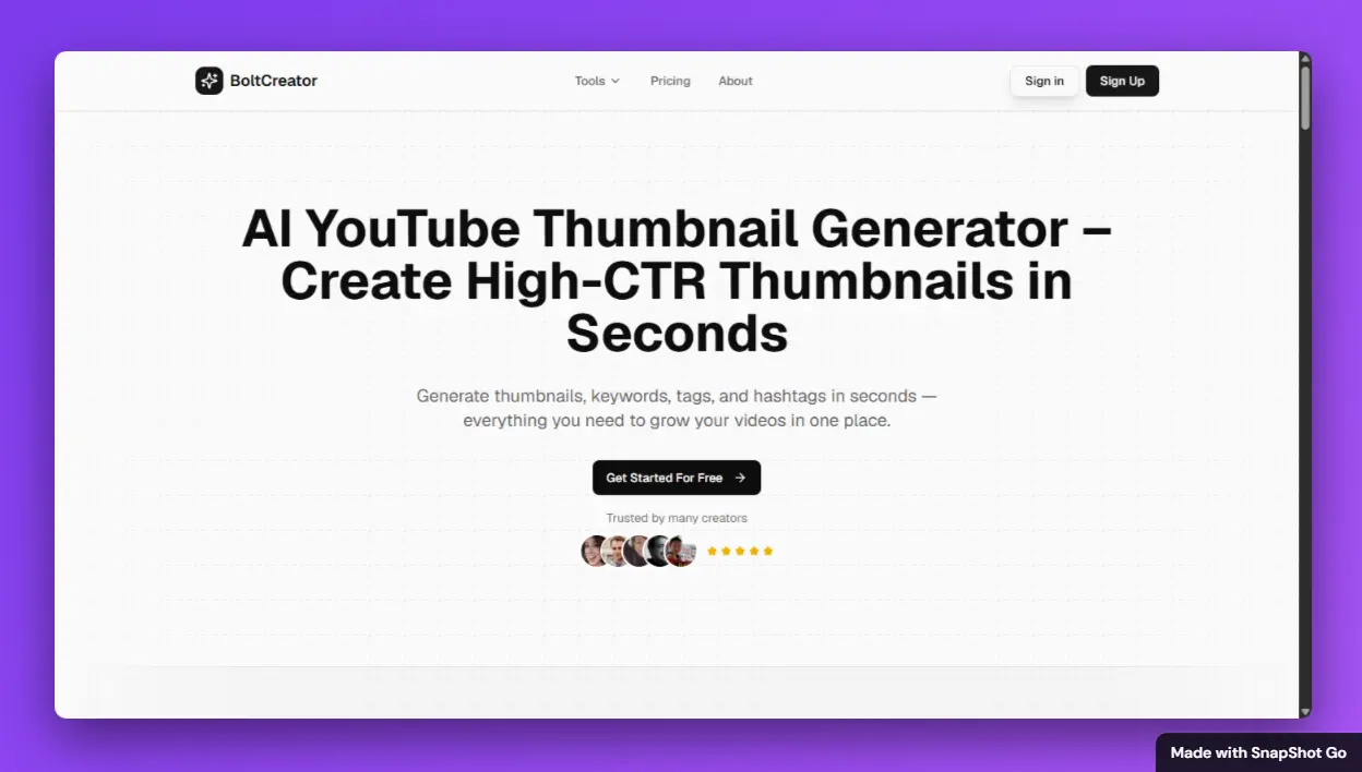BoltCreator cover