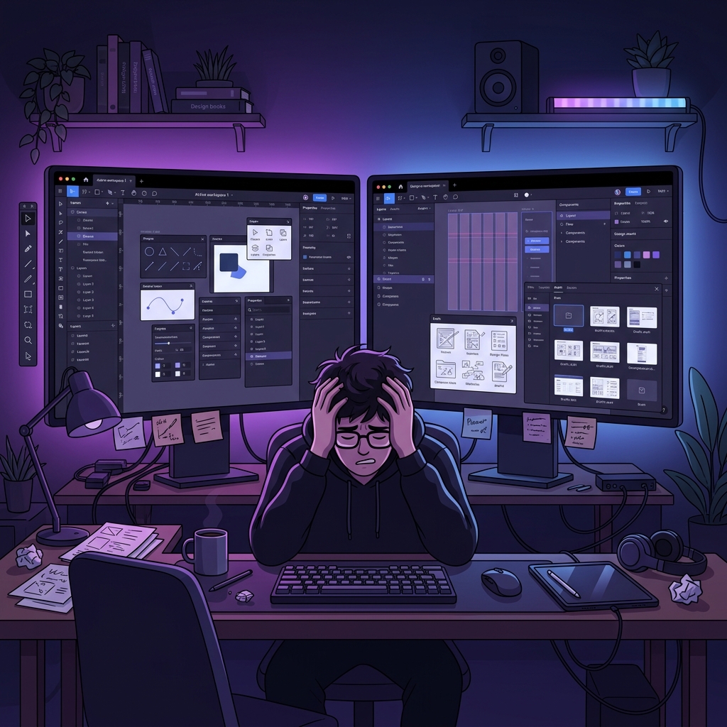 The frustration of creating thumbnails with multiple design tools