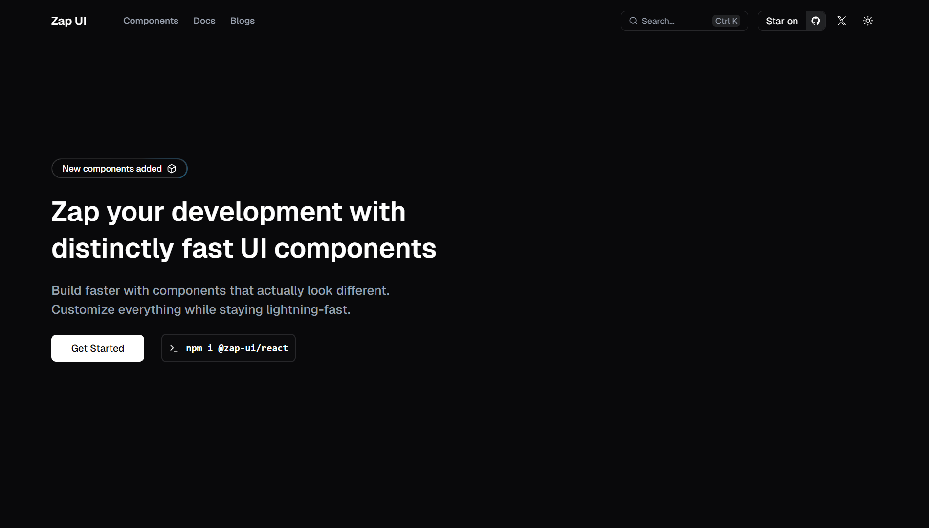 UI Library Sample